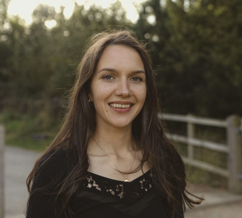 Female student smiling