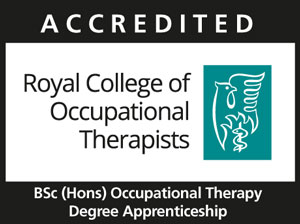 RCOT Accreditation for Degree Apprenticeship logo